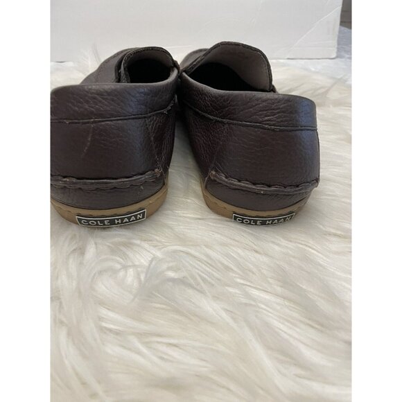 Cole Haan Pinch Maine Classics Grand O.S Brown Leather Penny Loafers Size 13M - Picture 4 of 13